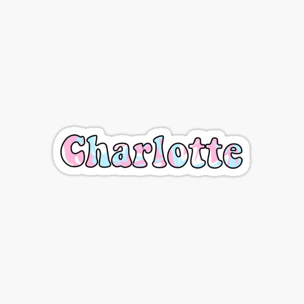 Item preview, Charlotte Marbled Name  designed and sold by Caitlin Sternberg.