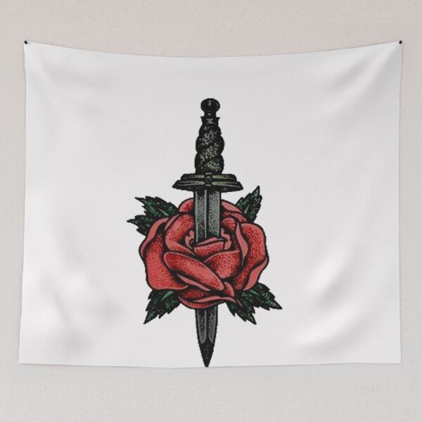 Item preview, carved rose tattoo  designed and sold by periodart.