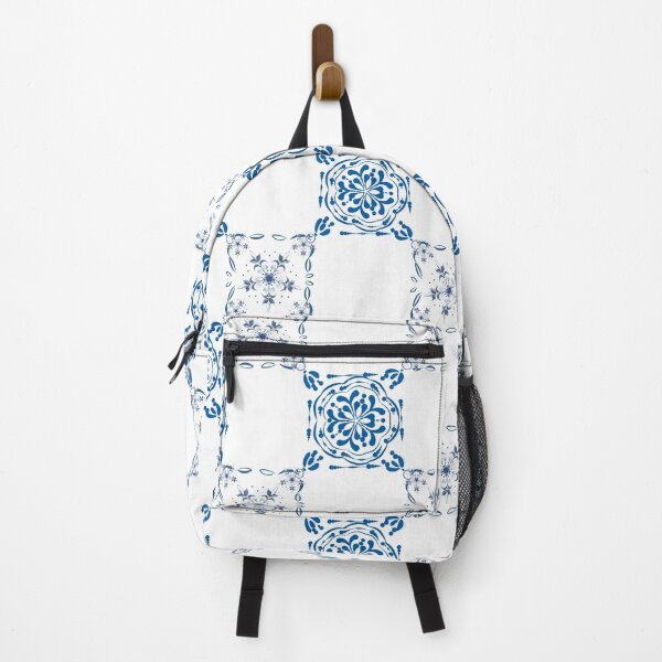 Item preview, Blue tiles Sicilian style citrus fruit pattern. designed and sold by MariaMarinova.