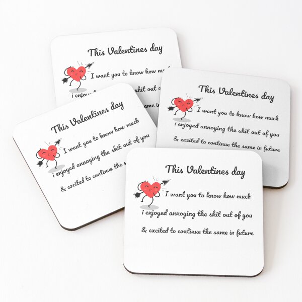 Item preview, Funny valentines day card who likes to annoy and enjoy together, pun, fun designed and sold by helkav.