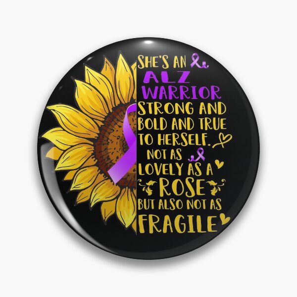 Item preview, She's An ALZ Warrior Not as lovely as a Rose but ALZo not as Fragile designed and sold by ArangoaStore.