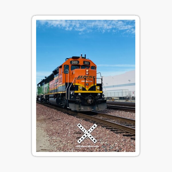 Burlington Northern Santa Fe Sticker R6039 Green Railway Railroad Sign PICK SIZE