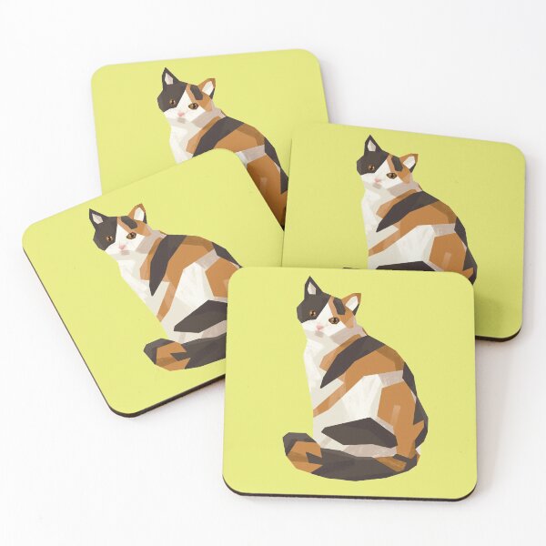 Item preview, Geometric Calico Cat designed and sold by Rocket-To-Pluto.