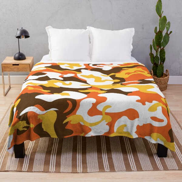 Item preview, Camo Style - Orange Camouflage Pattern designed and sold by rclwow.