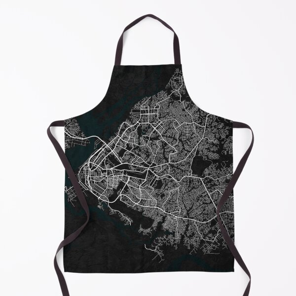 Item preview, Douala City Map of Cameroon - Dark designed and sold by deMAP.