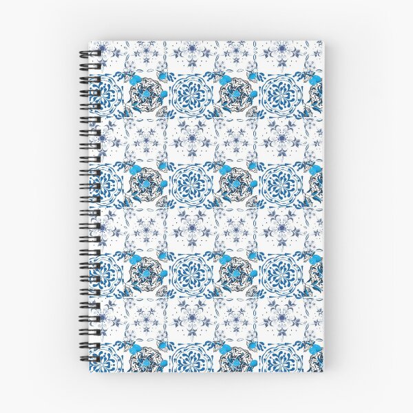Item preview, Blue tiles Sicilian citrus fruits style  pattern. designed and sold by MariaMarinova.