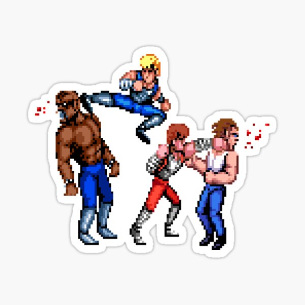 Double Dragon (Neo Geo Character Lineup) | Greeting Card