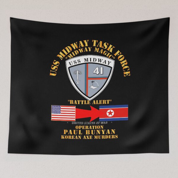 Item preview, Army - Operation Paul Bunyan - USS Midway - Korea designed and sold by Military Insignia Products.