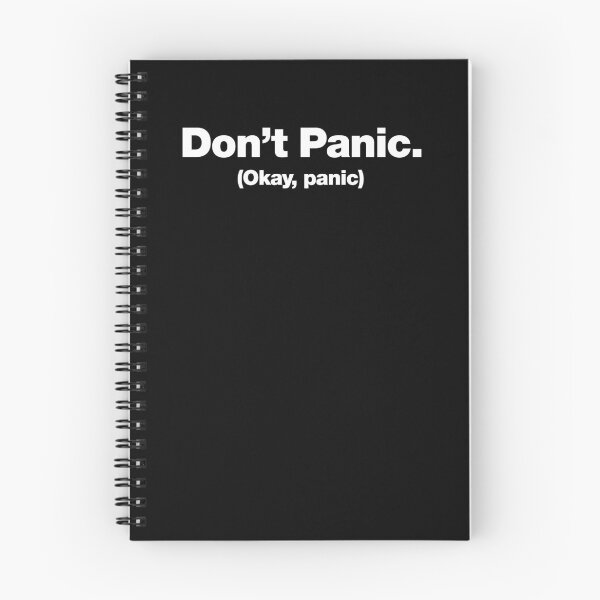 Item preview, Don't Panic. (Okay, panic) designed and sold by chestify.