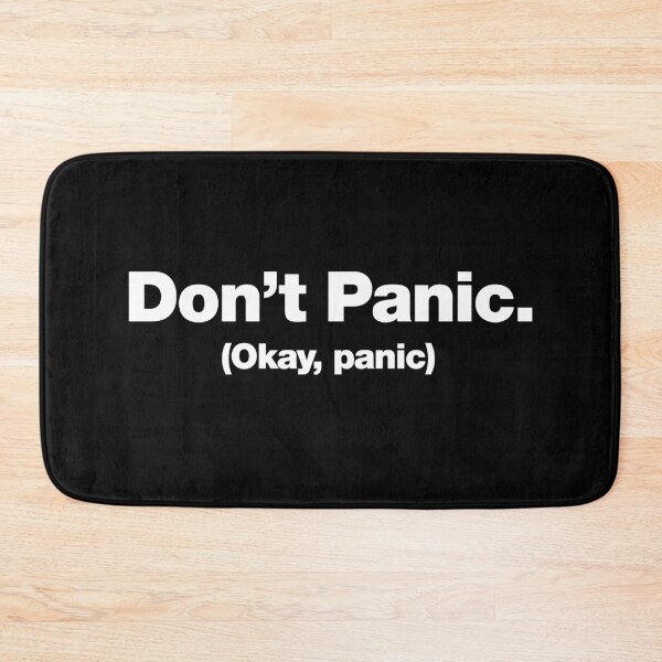 Item preview, Don't Panic. (Okay, panic) designed and sold by chestify.