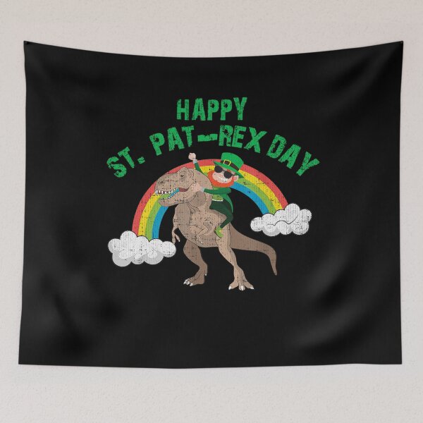 Item preview, St Pat Rex Day Leprechaun Riding Dinosaur designed and sold by klawiter86322.