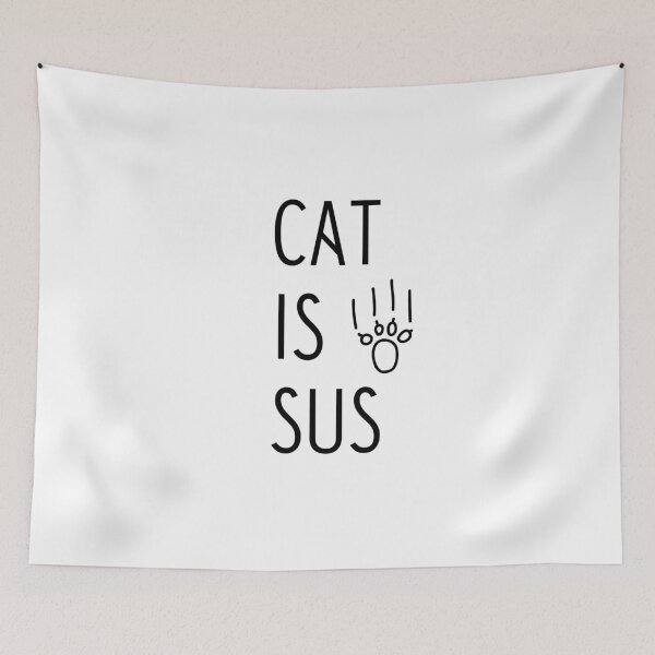 Item preview, Cat is sus designed and sold by InkTeeArt.