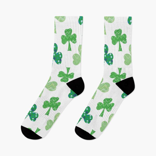Item preview, Bright pattern filled Shamrocks, Saint Patricks Day designed and sold by Meg M Studio.