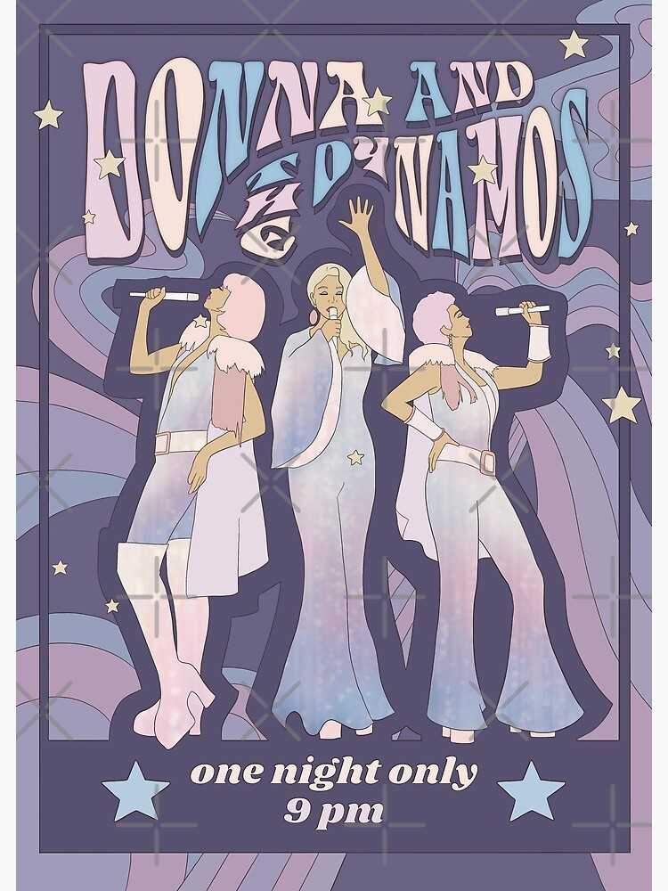 Donna and the Dynamos Concert Poster by iypuff123