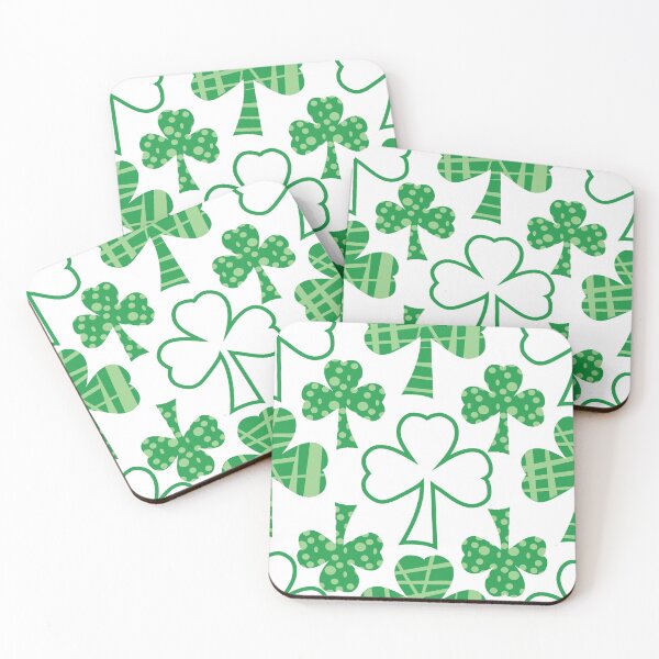 Item preview, Patrón de vacaciones lleno de tréboles, día de San Patricio designed and sold by Meg M Studio.