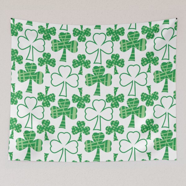 Item preview, Holiday pattern filled Shamrocks, Saint Patricks Day designed and sold by Meg M Studio.