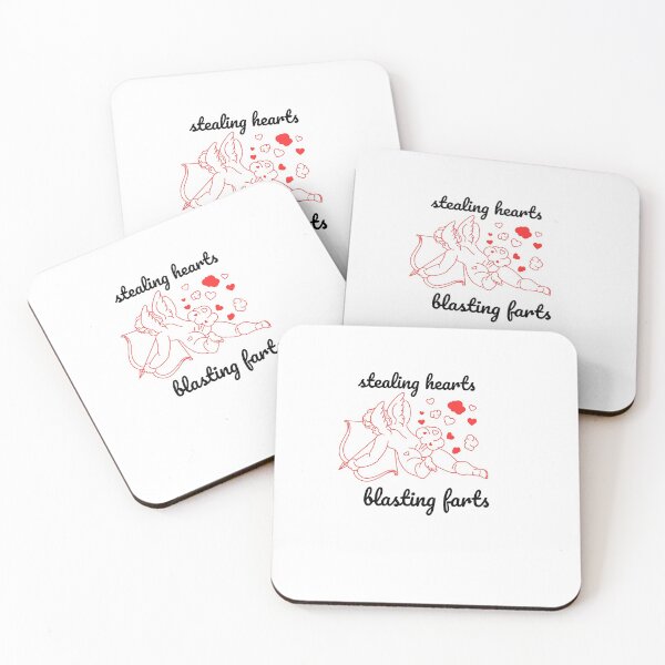 Item preview, farts pun, stealing hearts blasting farts, valentine fun with farts designed and sold by helkav.