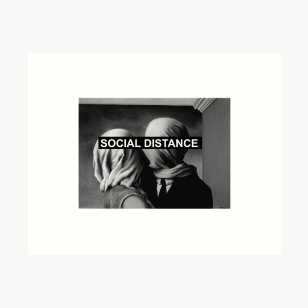 Item preview, Social Distance Art designed and sold by HaydenModernArt.