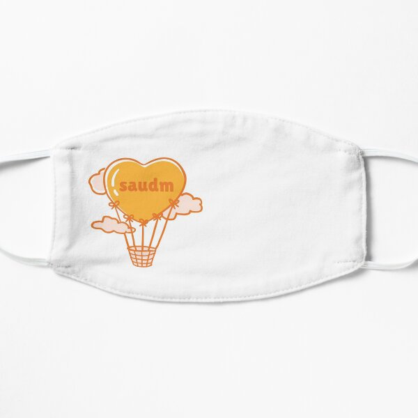 SAUDM Heart Shaped Hot Air Balloon Flat Mask