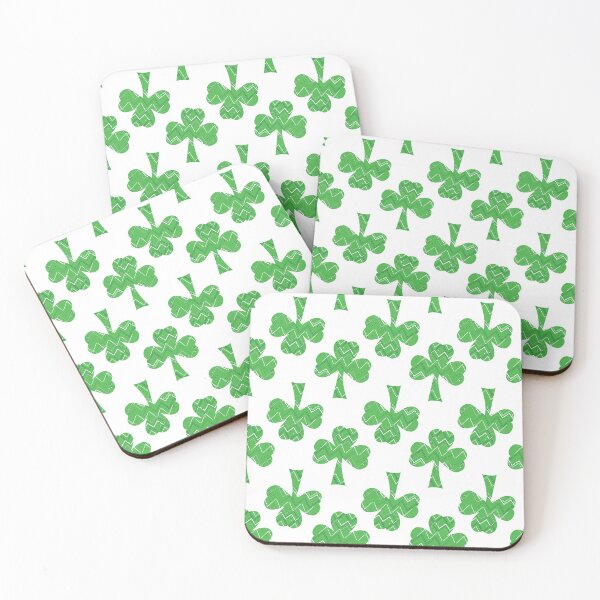 Item preview, Estoy vistiendo verde, día de San Patricio, patrón de chevron en trébol designed and sold by Meg M Studio.