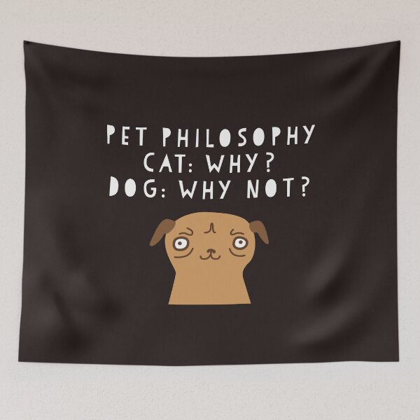 Item preview, Pet Philosophy of Cats and Dogs designed and sold by Kelly Onkoa.