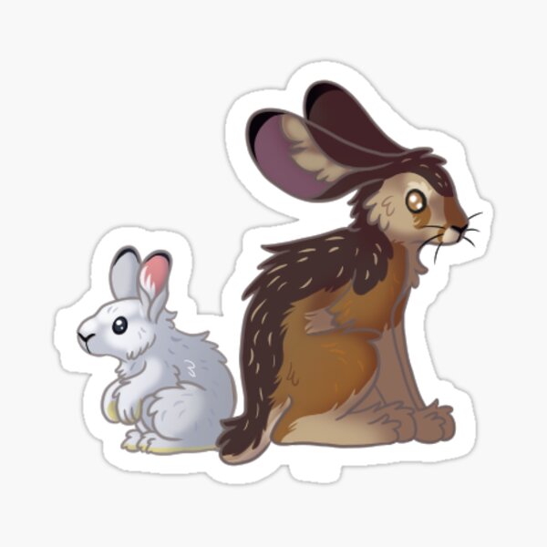 Hares Sticker