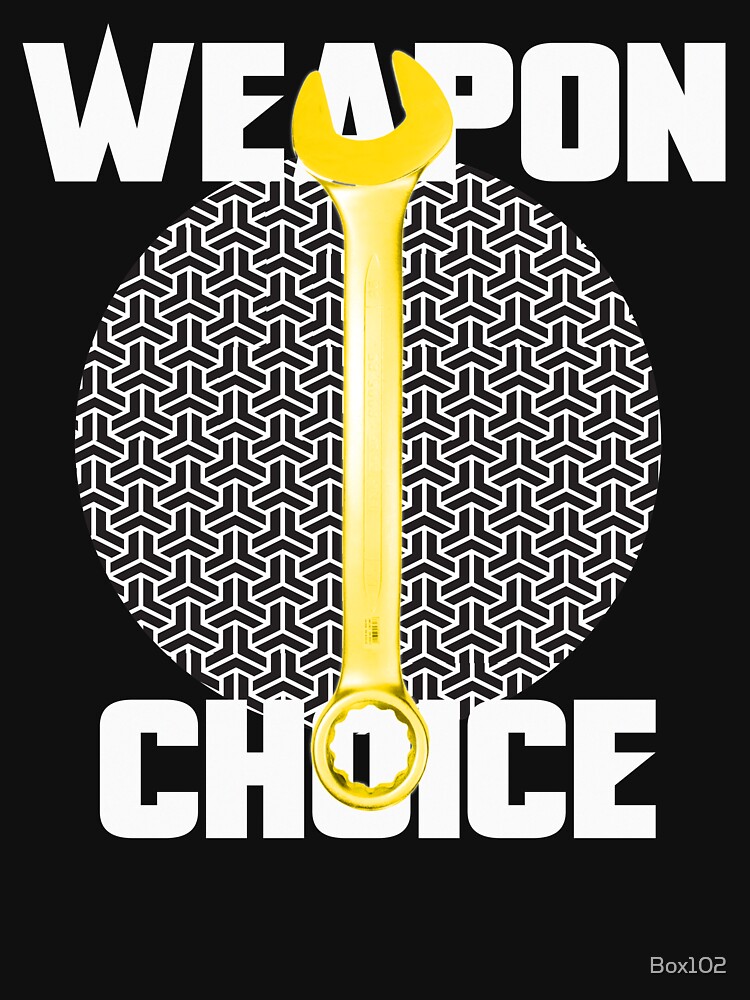 Thumbnail 7 of 7, Classic T-Shirt, Mechanic T-shirt Weaapon of Choice designed and sold by Box102.