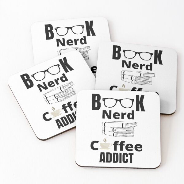 Item preview, Book Nerd Coffee Addict Glasses And Coffee Mug t-shirt designed and sold by Calebchc.