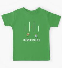 Aussie Rules Pixel Kids Tee