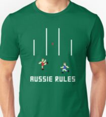 Aussie Rules Pixel Unisex T-Shirt