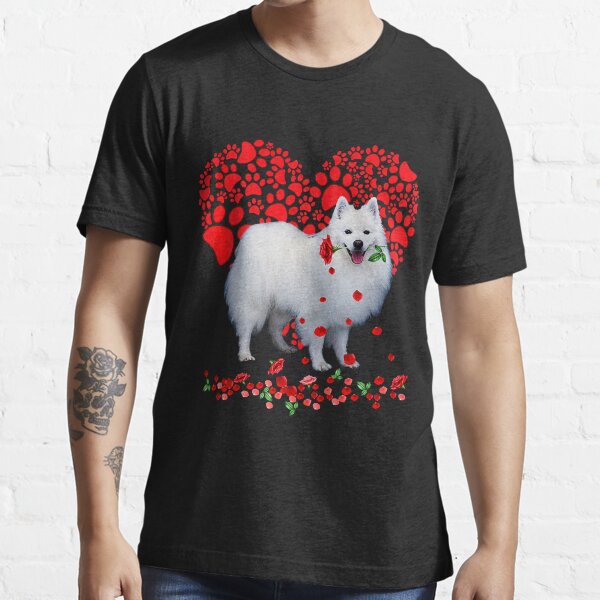 Item preview, Valentines American Eskimo Heart Dog Dad Dog Mom designed and sold by DoreskyDavid.