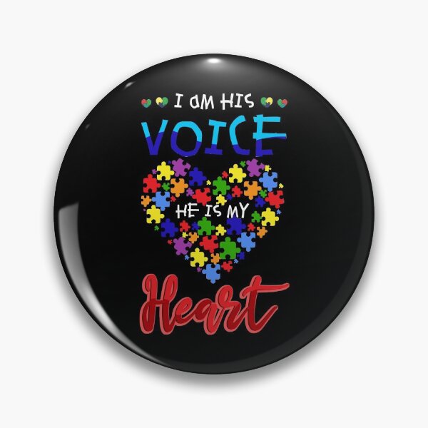 Item preview, I Am His Voice He Is My Heart designed and sold by BaseStore.