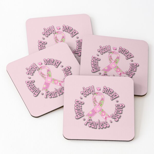 Item preview, Floral Pink Breast Cancer Awareness Ribbon designed and sold by Alondra.