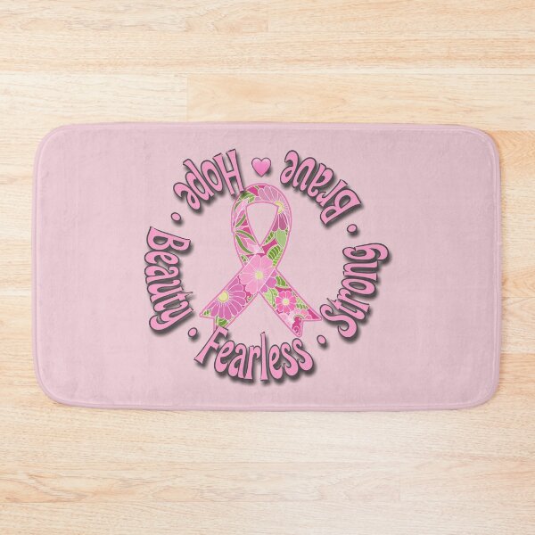 Item preview, Floral Pink Breast Cancer Awareness Ribbon designed and sold by Alondra.