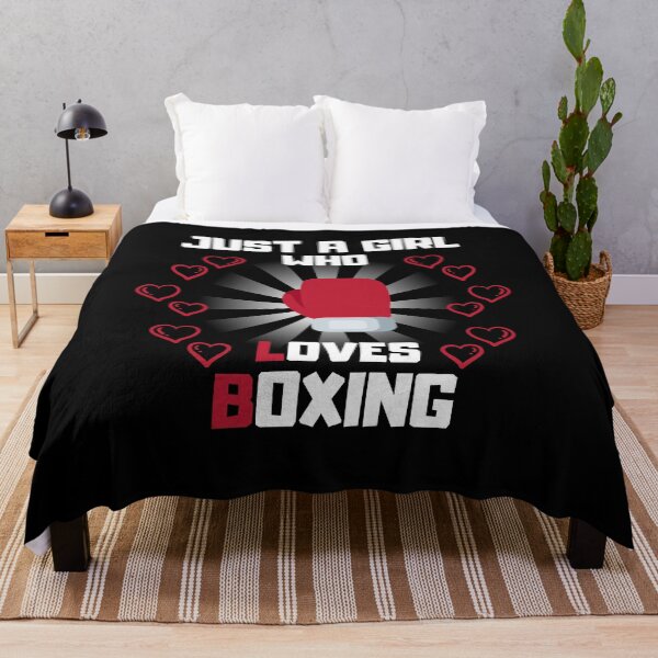 Item preview, Just A Girl Who Loves Boxing designed and sold by Vibing-Right.