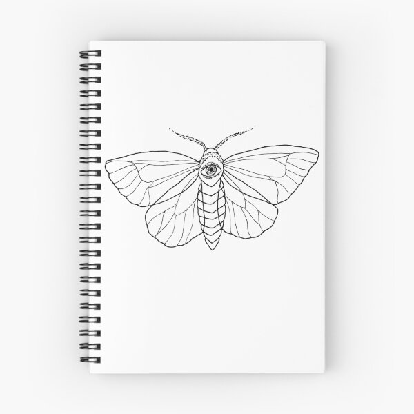 Item preview, Moth B&W designed and sold by mothcutieshop.