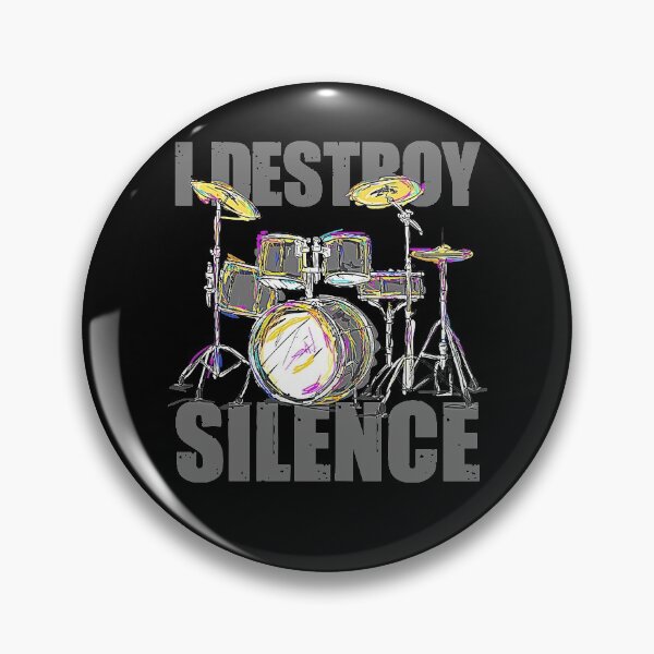 Item preview, Drummer I Destroy Silence T-Shirt designed and sold by BamfordDB11.