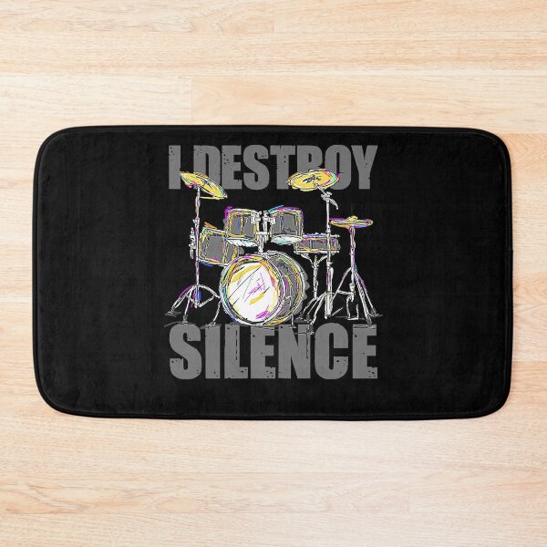 Item preview, Drummer I Destroy Silence T-Shirt designed and sold by BamfordDB11.