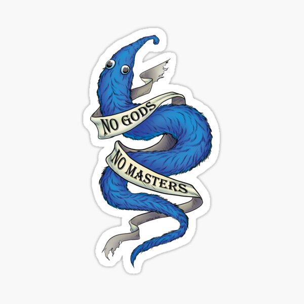 Item preview, No Gods No Masters designed and sold by Coffee-Mutt.