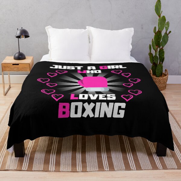 Item preview, Just A Girl Who Loves Boxing designed and sold by Vibing-Right.