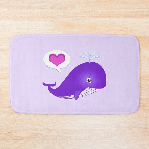 Item preview, Whale Love - (Purple/Pink on Pink) designed and sold by PawsitiveMum.