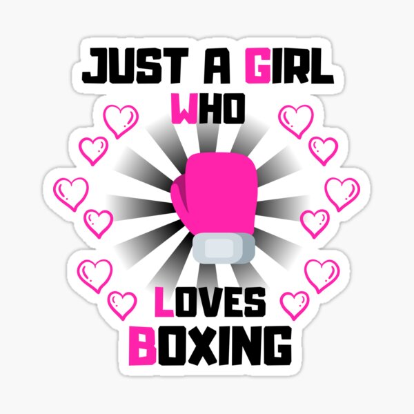 Item preview,  Just A Girl Who Loves Boxing designed and sold by Vibing-Right.