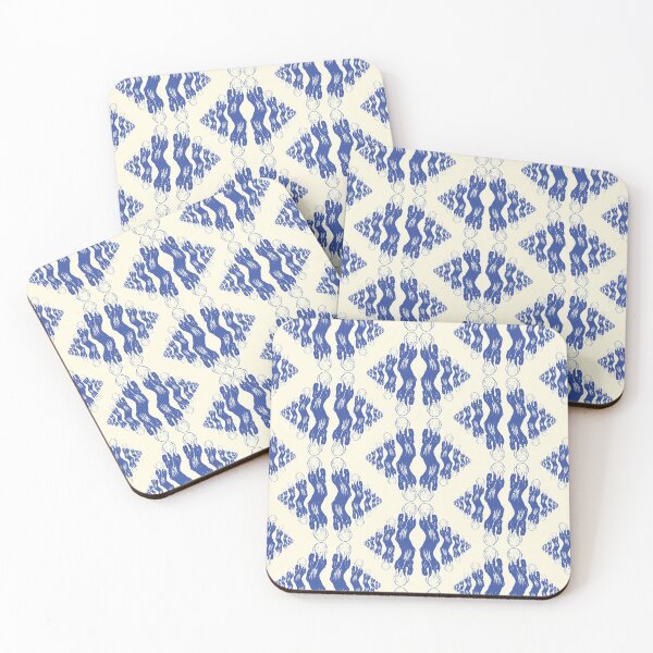 Item preview, The Scream Blue Diamond Argyle Like Pattern designed and sold by pelagio.