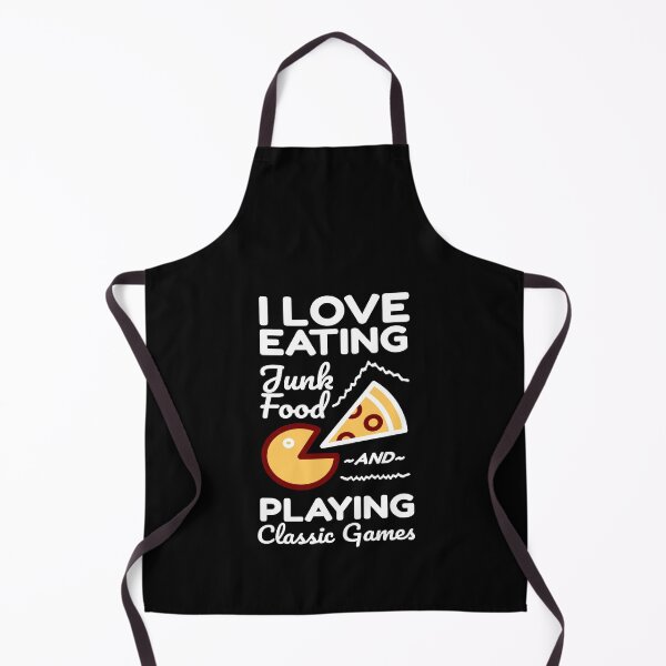 Item preview, I Love Eating Junk Food And Playing Classic Games designed and sold by catnbloom.