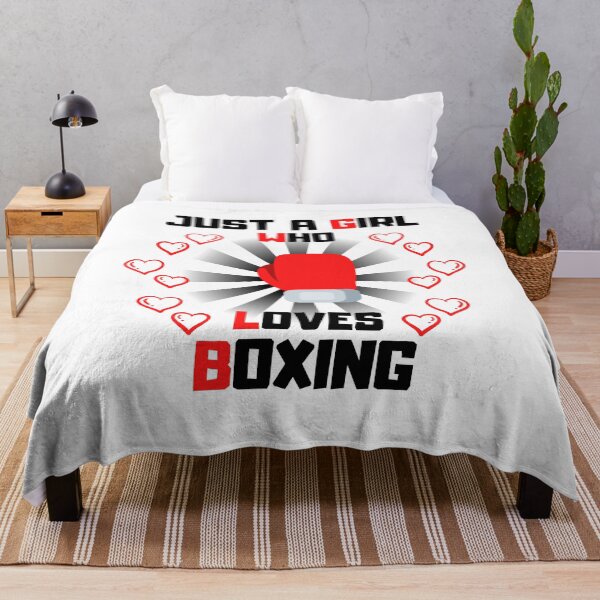 Item preview, Just A Girl Who Loves Boxing designed and sold by Vibing-Right.