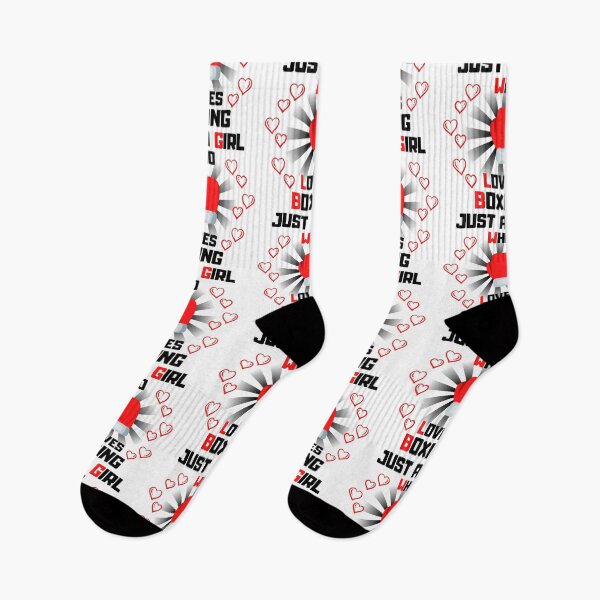 Item preview, Just A Girl Who Loves Boxing designed and sold by Vibing-Right.
