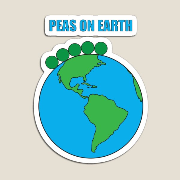 Peas On Earth Magnet
