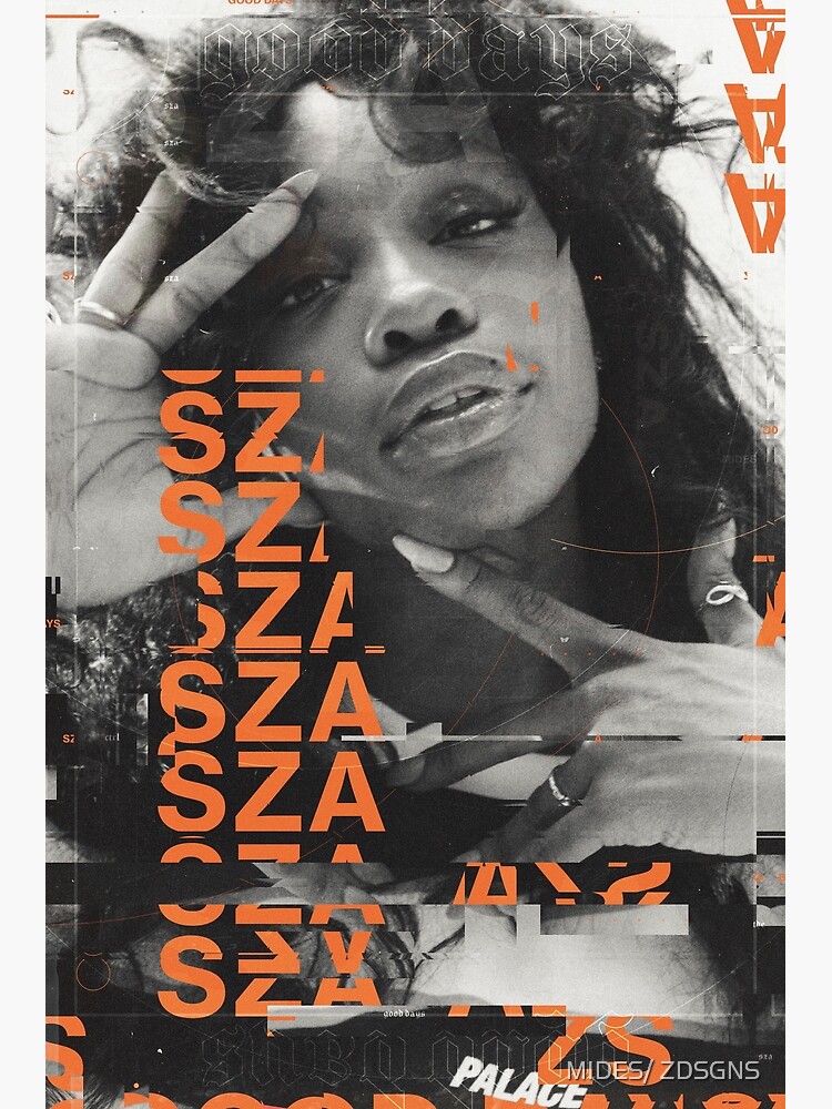SZA Glitch Poster