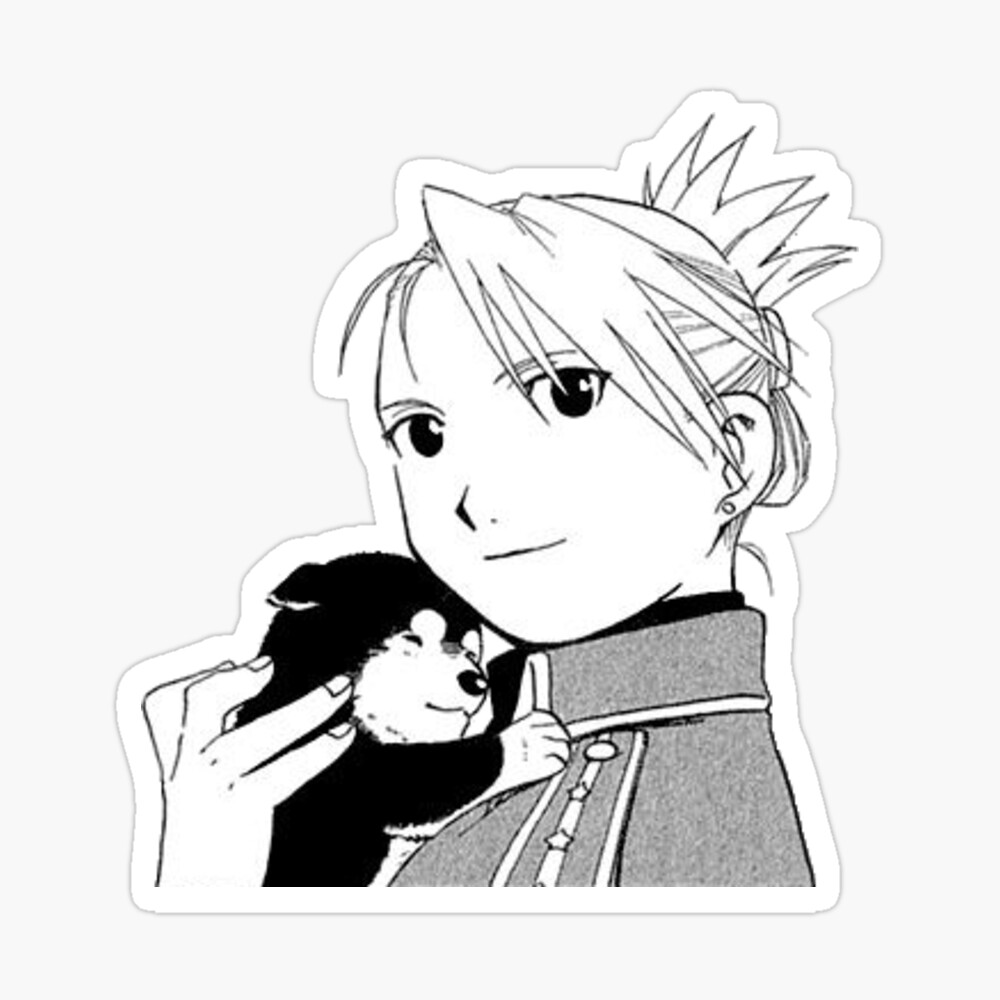 Edward Elric Manga Panel Sticker for Sale by yana47