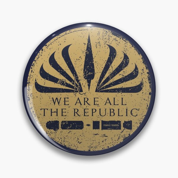 Item preview, We Are All The Republic Coin designed and sold by Ironickdesigns.